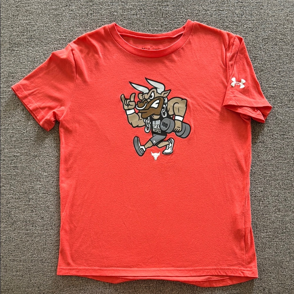 Under Armour Red Short Sleeve Graphic Tee